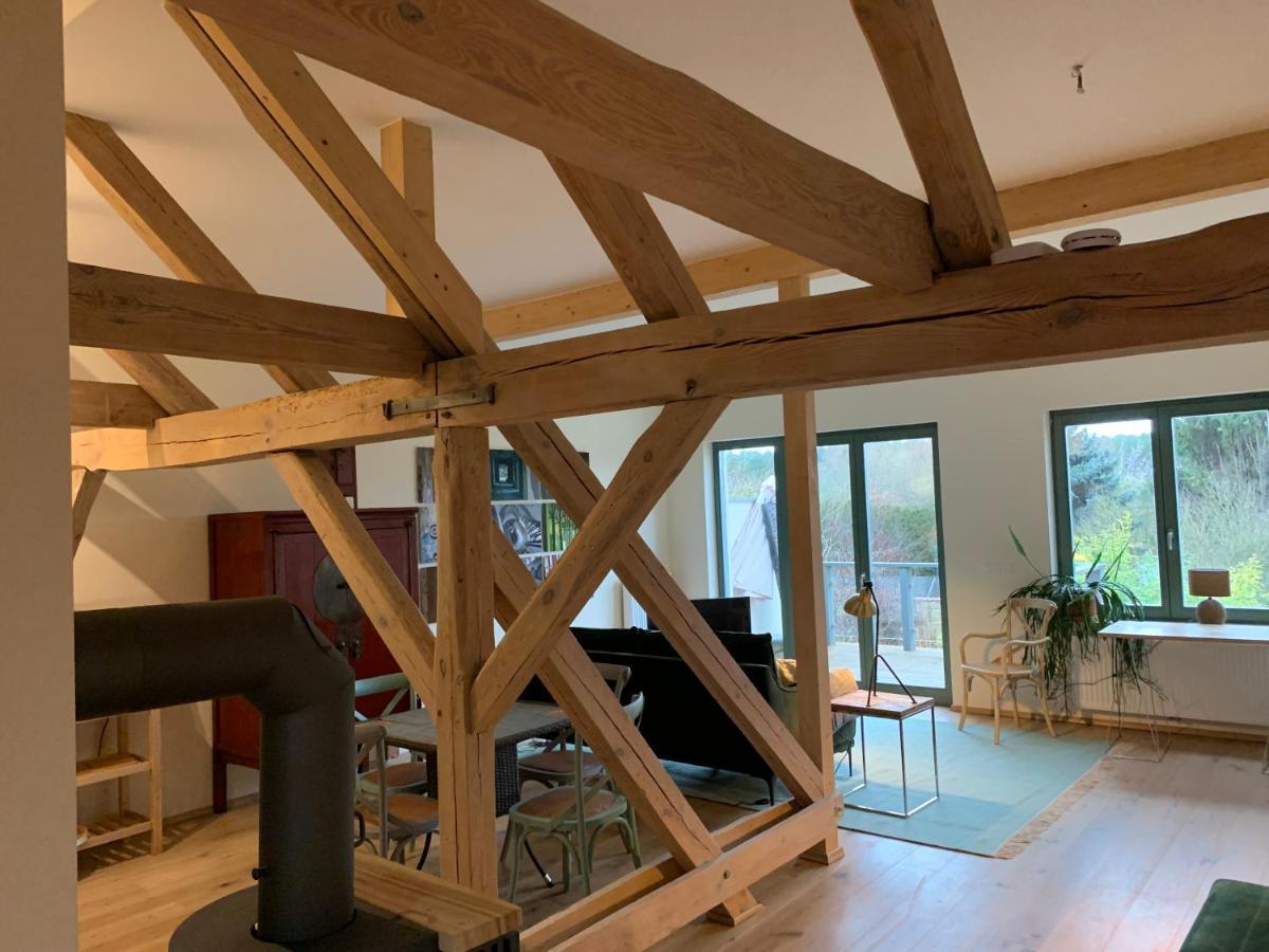 Kranichhof - Studio, Loft & Atelier زوسين المظهر الخارجي الصورة